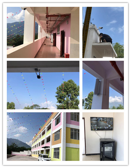 永善蓮峰中心幼兒園監(jiān)控安裝